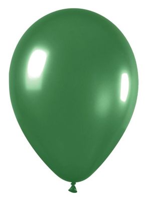 Metallic Green 5&quot; Latex - 100 Ct Bag