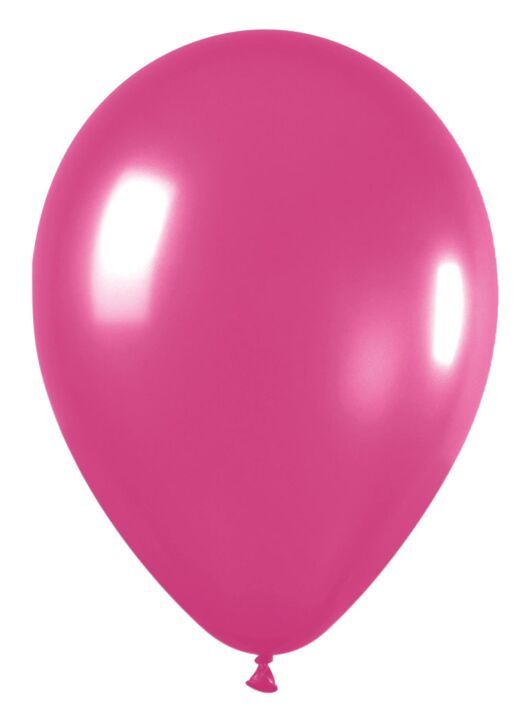 Metallic Fuchsia 5&quot; Latex - 100 Ct Bag