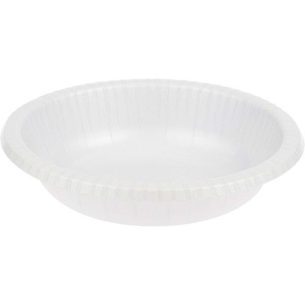 20 oz Paper Bowl White 20 Ct
