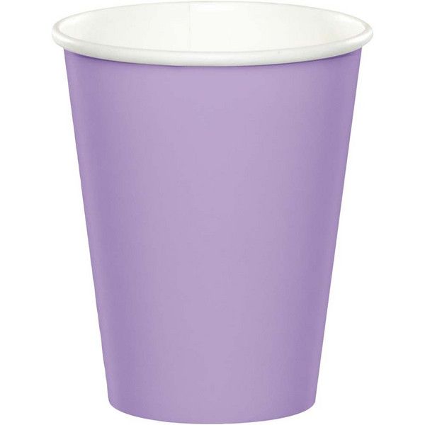 9 oz Paper Cup Luscious Lavender 24 Ct