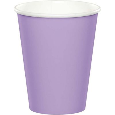 9 oz Paper Cup Luscious Lavender 24 Ct
