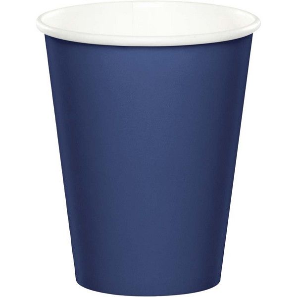 9 oz Paper Cup Navy 24 Ct