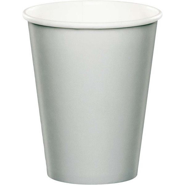 9 oz Paper Cup Shimmering Silver 24 Ct