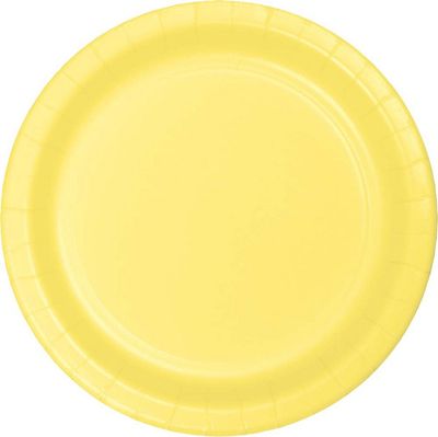 9&quot; Paper Luncheon Plate Mimosa 24 Ct