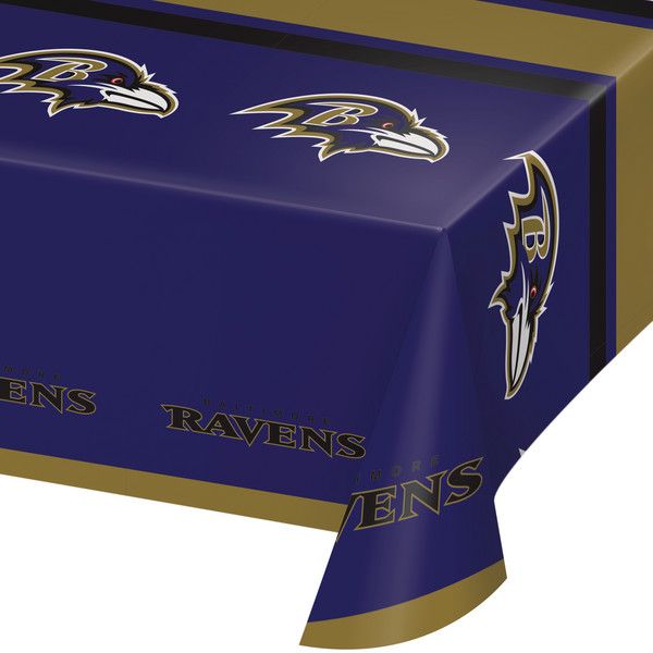 Baltimore Ravens - Plastic Tablecover 54&quot;x102&quot;