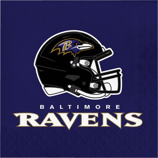 Baltimore Ravens - Luncheon Napkins 16 Ct