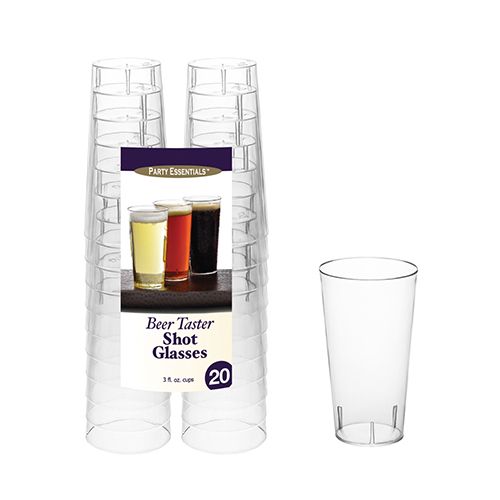 Beer Taster 3oz - Clear 20ct