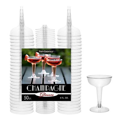 Champagne Glass 4oz 2pc- 50ct