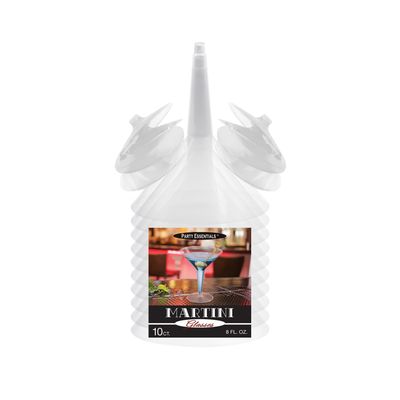 Martini Glasses 8oz - 10 Ct