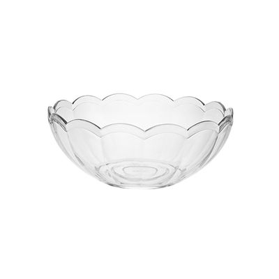 Scalloped Bowl 8oz - Clear
