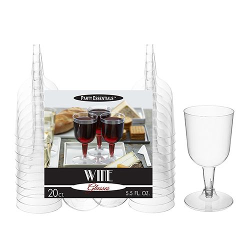 Wine Glass 2pc 5oz - 20ct