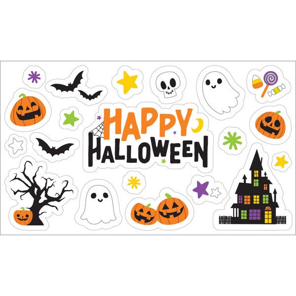 Halloween - Gel Window Clings 8.5&quot; X5&quot;