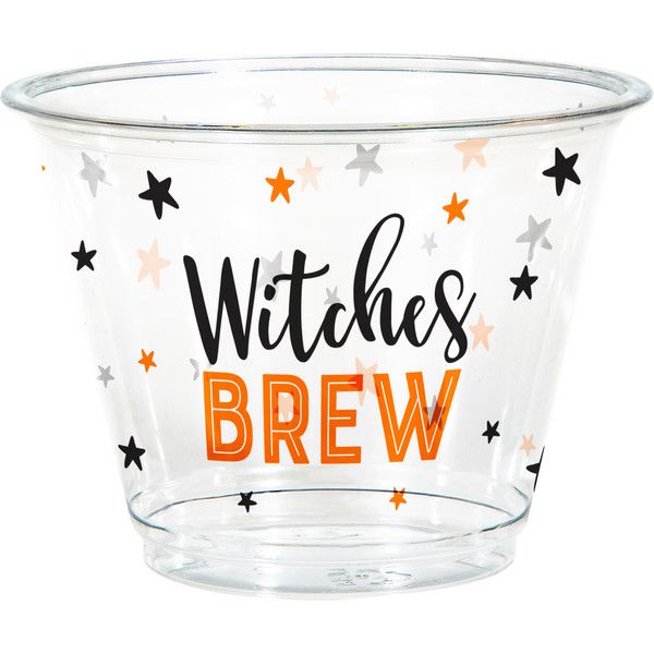 Witches Brew - Clear 9oz Tumbler 8 Ct