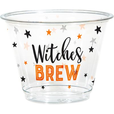Witches Brew - Clear 9oz Tumbler 8 Ct