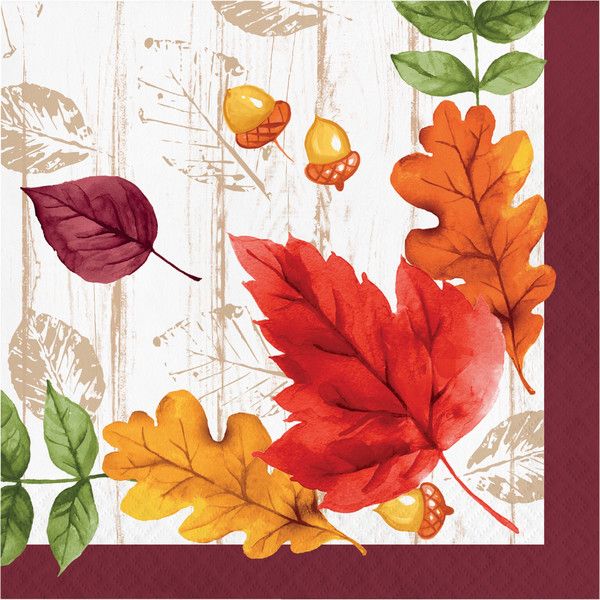 Lush Leaves - Luncheon Napkin 16ct