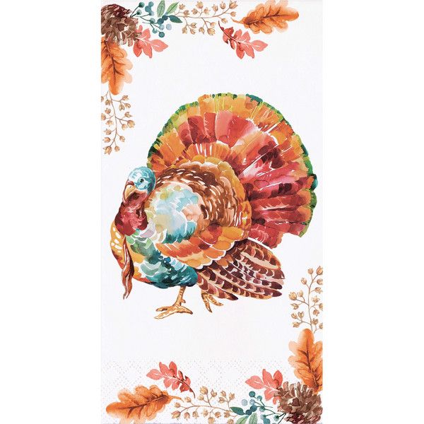 Tasteful Turkey - Guest Towel 3 Ply 16 Ct