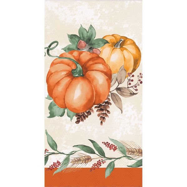 Harvest Delight - Guest Towel 3 Ply 16 Ct