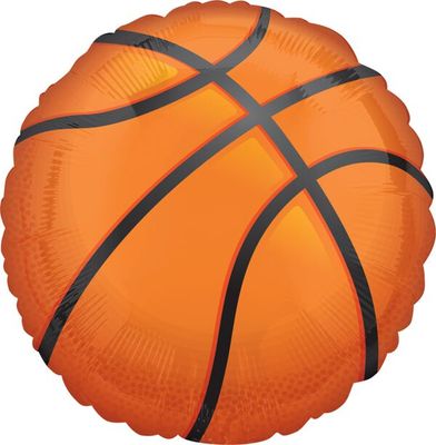 Nothin But Net - 28&quot; Helium Filled Foil Balloon, Ribbon