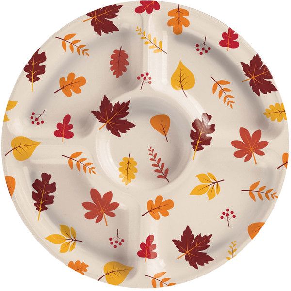 Plastic Compartment Tray Fall - 15&quot;