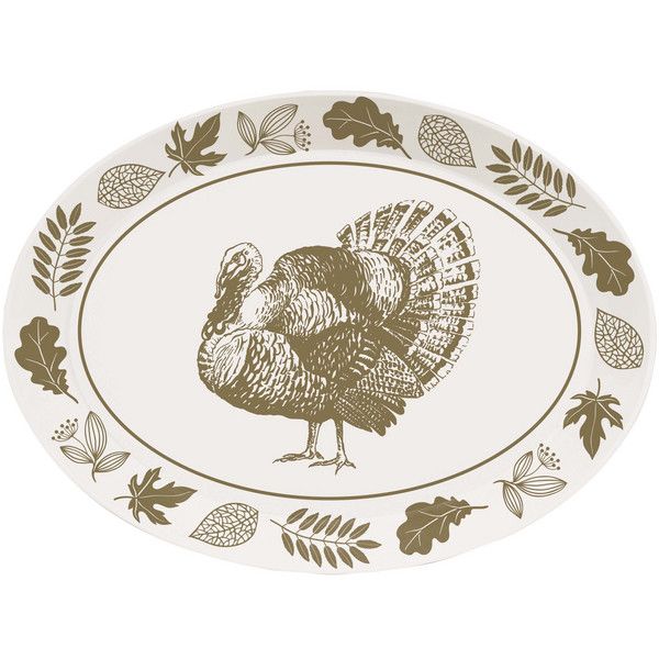 Oval Plastic Tray Turkey - 10&quot; X 13&quot;