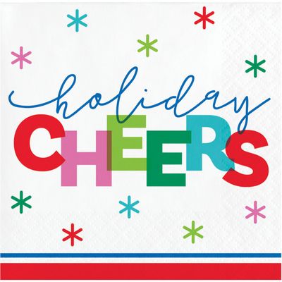 Merry Everything - Bev Napkin Cheers 16ct