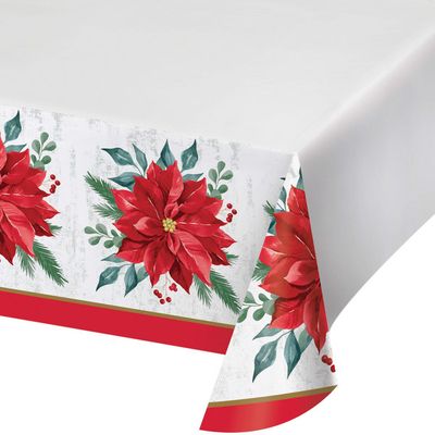 Festive Floral - Paper Tablecover 54&quot; X 96&quot;