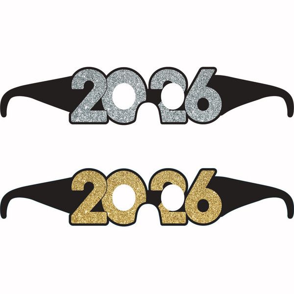 2026 Paper Glasses 6 Ct