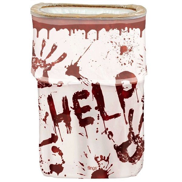 Pop-Up Trash Bin Bloody