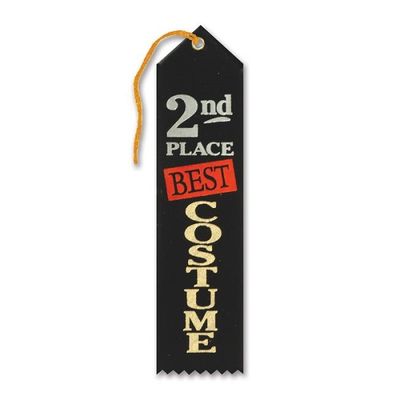 Best Costume Award Ribbon - 2nd Place