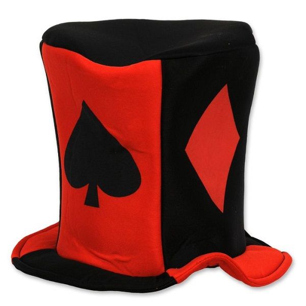 Fabric Card Suit Hat
