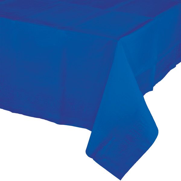 Rect Paper Tablecover Cobalt 54&quot; x 108&quot;