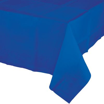 Rect Paper Tablecover Cobalt 54&quot; x 108&quot;