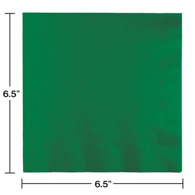 Luncheon Napkins 2 Ply Emerald Green 50 Ct