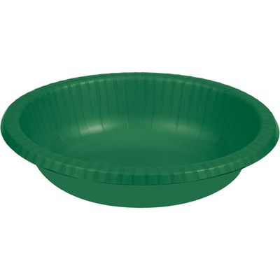 20 oz Paper Bowl Emerald Green 20 Ct