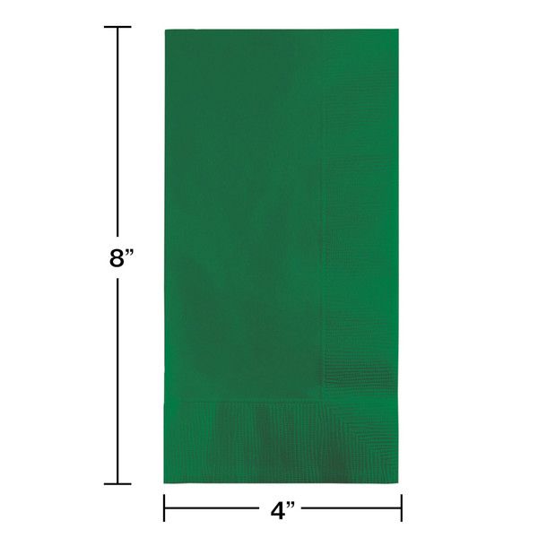 Dinner Napkins 2 Ply Emerald Green 50 Ct
