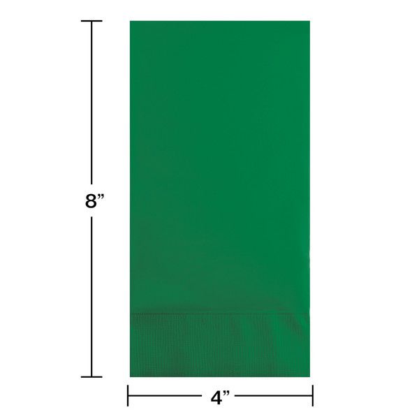 Guest Napkins 3 Ply Emerald Green 16 Ct
