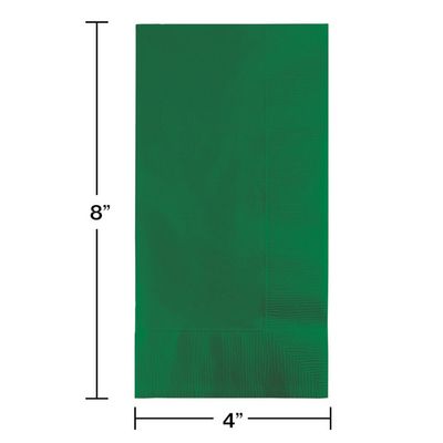 Dinner Napkins 2 Ply Emerald Green 50 Ct