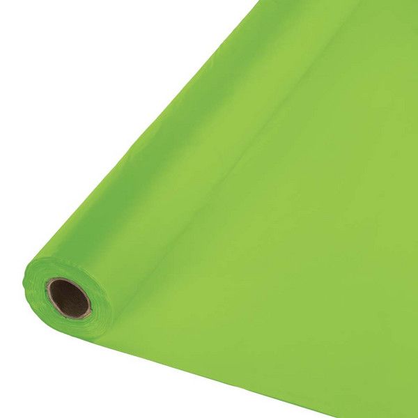 Plastic Banquet Roll Fresh Lime 100&#39;