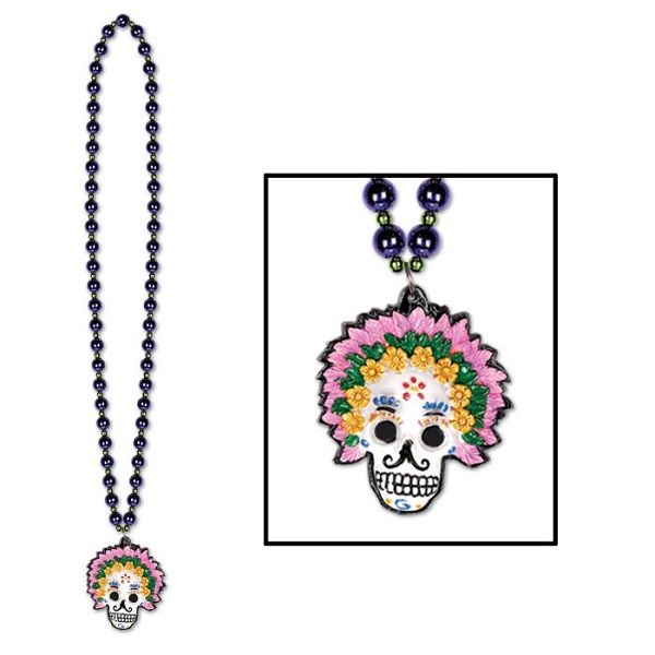 Day Of The Dead Medallion Beads
