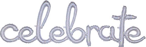 Script Celebrate Holographic - Phrase Airfill