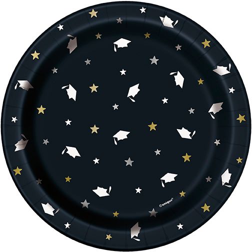 Stars &amp; Caps - 7&quot; Plates 8ct