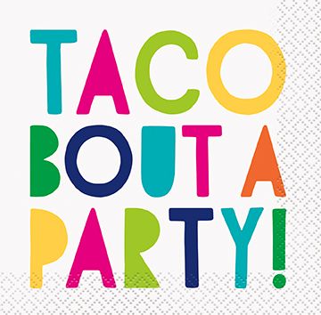 Taco Bout Party - Beverage Napkins 16ct