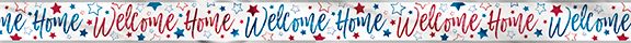 Welcome Home Banner - Red/White/Blue