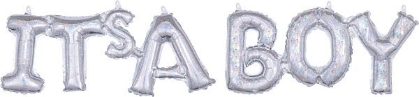 Block It&#39;s a Boy Holographic - Phrase Airfill