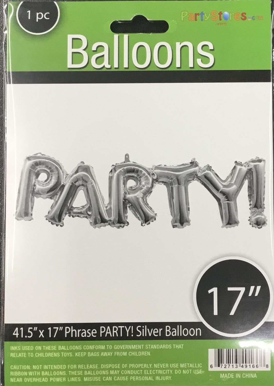 Party!  Silver - Airfill Phrase