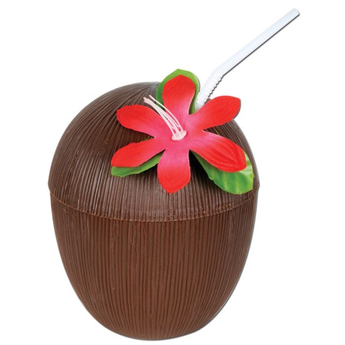 Plastic Coconut Cup 16 oz