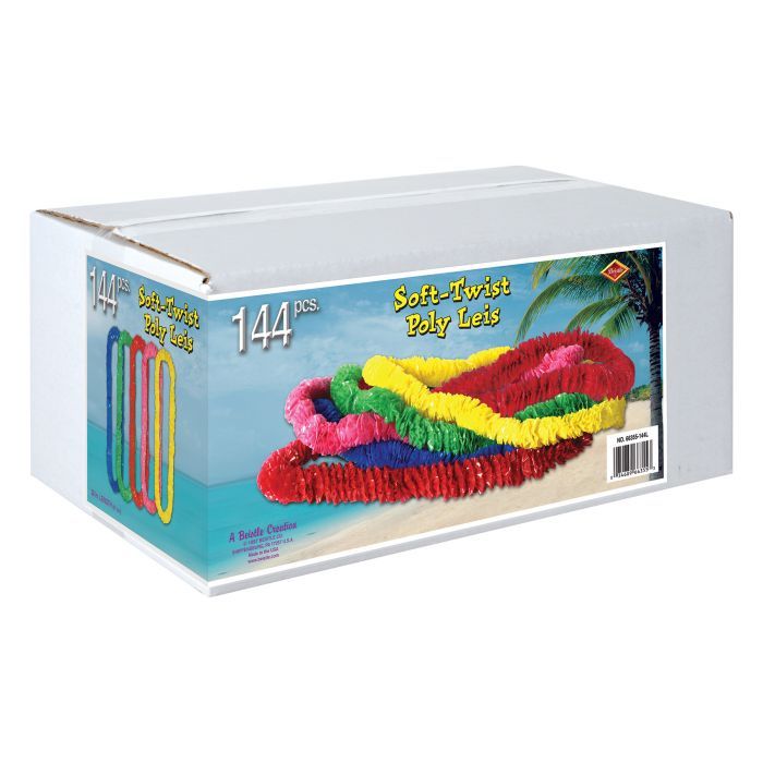 Leis Soft Poly-Twist - Box 144 Ct