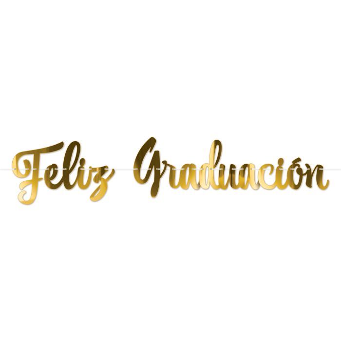 Feliz Graduation Streamer 11&quot; x 4&#39; 3&quot;