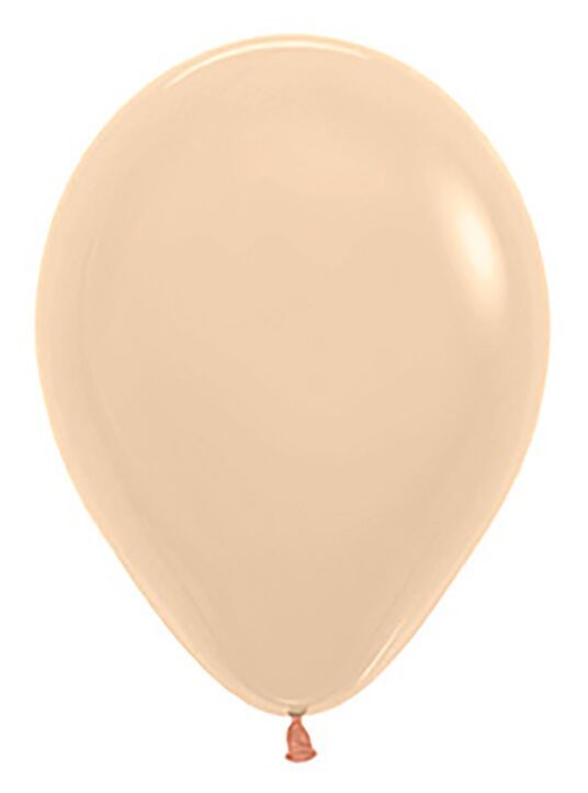 Pastel Matte Malibu Peach 11&quot; Latex - 100 Ct Bag