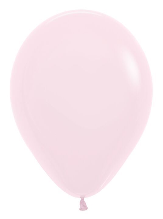 Pastel Matte Pink 11&quot; Latex - 100 Ct Bag